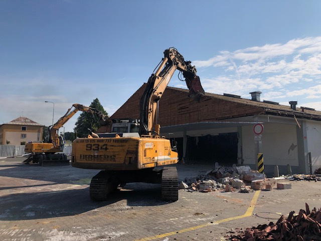 Demolice prodejny LIDL