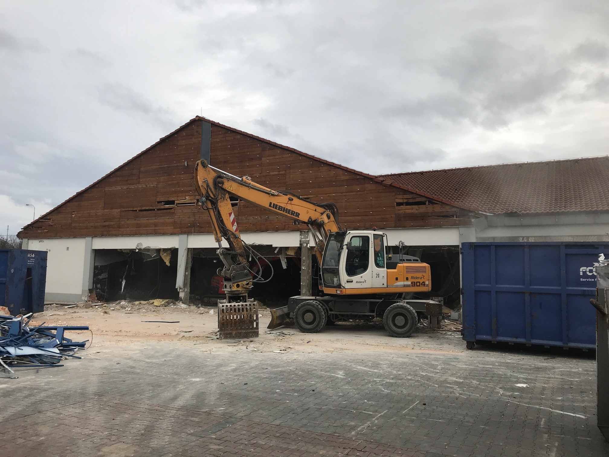 Demolice prodejny LIDL