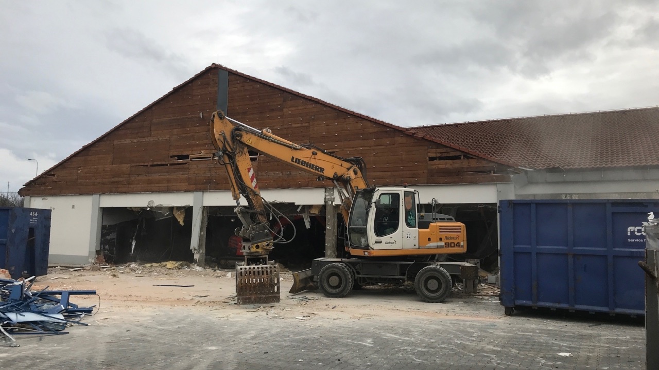 Demolice prodejny LIDL