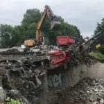 Demolice mostu 1/58 Stará Ves nad Ondřejnicí